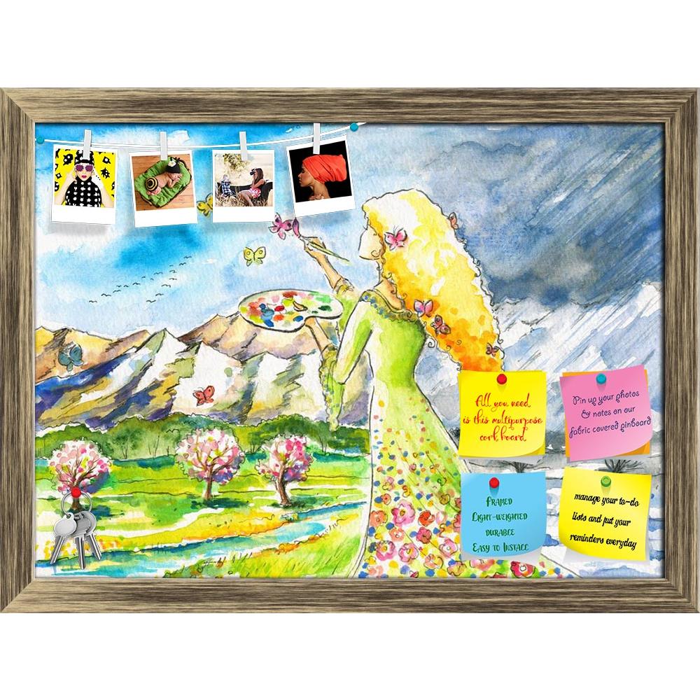 ArtzFolio Nature Artwork Landscape Printed Bulletin Board Notice Pin Board Soft Board | Framed-Bulletin Boards Framed-AZSAO18467877BLB_FR_L-Image Code 5002153 Vishnu Image Folio Pvt Ltd, IC 5002153, ArtzFolio, Bulletin Boards Framed, Landscapes, Fine Art Reprint, nature, artwork, landscape, printed, bulletin, board, notice, pin, soft, framed, mrs, painting, new,spring, colors, pin up board, push pin board, extra large cork board, big pin board, notice board, small bulletin board, cork board, wall notice boa