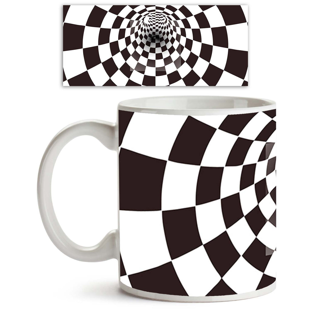 Spiral Tunnel Ceramic Coffee Tea Mug Inside White-Coffee Mugs-MUG-IC 5002155 IC 5002155, Abstract Expressionism, Abstracts, Architecture, Art and Paintings, Black, Black and White, Circle, Digital, Digital Art, Geometric, Geometric Abstraction, Graphic, Illustrations, Modern Art, Patterns, Perspective, Semi Abstract, Signs, Signs and Symbols, Space, Symbols, White, spiral, tunnel, ceramic, coffee, tea, mug, inside, optical, illusion, illusions, abstract, art, artistic, backdrop, background, corridor, creati