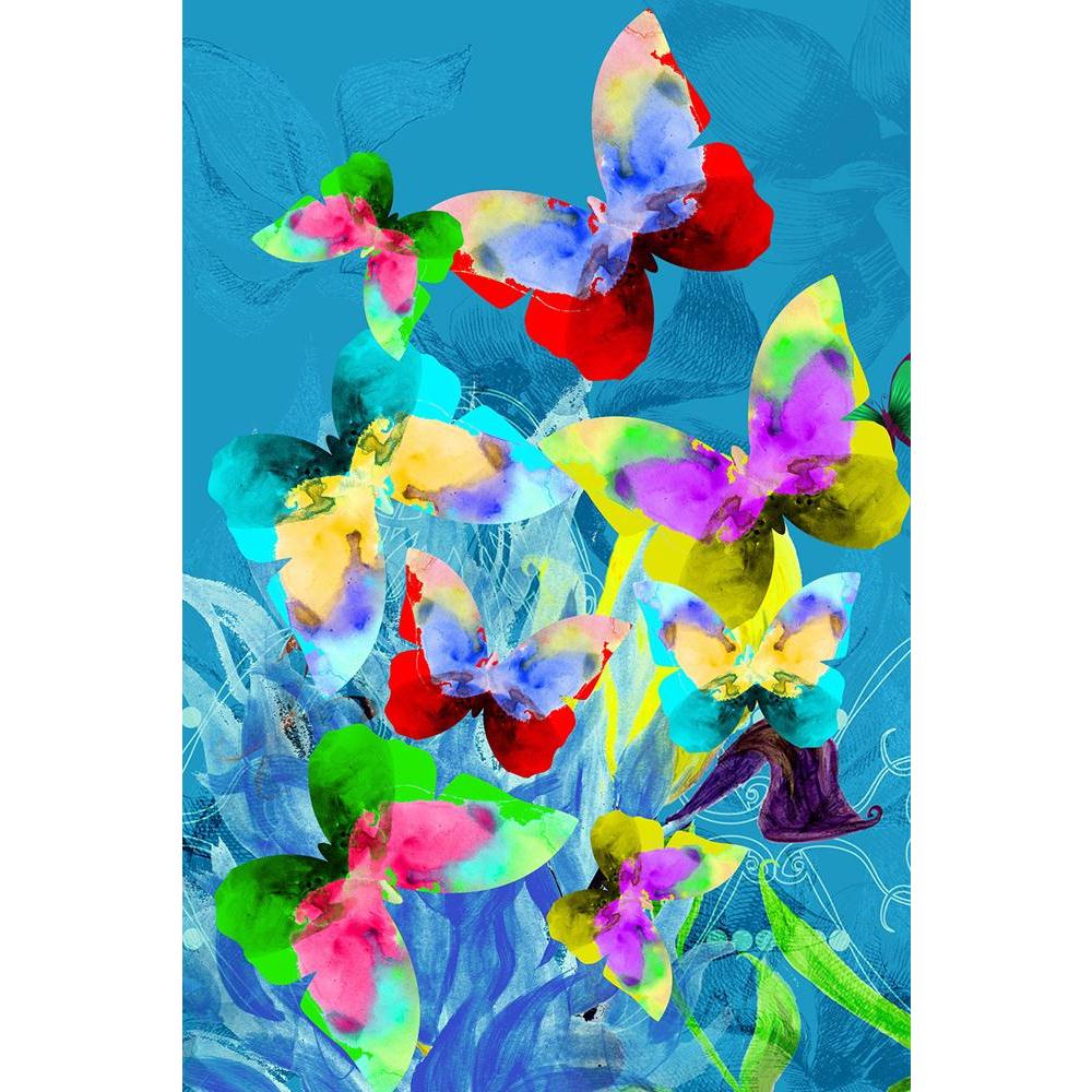 ArtzFolio Butterflies On Blue Plants Unframed Paper Poster-Paper Posters Unframed-AZART18527124POS_UN_L-Image Code 5002157 Vishnu Image Folio Pvt Ltd, IC 5002157, ArtzFolio, Paper Posters Unframed, Floral, Digital Art, butterflies, on, blue, plants, unframed, paper, poster, colorful, wall poster large size, wall poster for living room, poster for home decoration, paper poster, big size room poster, framed wall poster for living room, home decor posters, pitaara box, modern art poster, framed poster, wall po