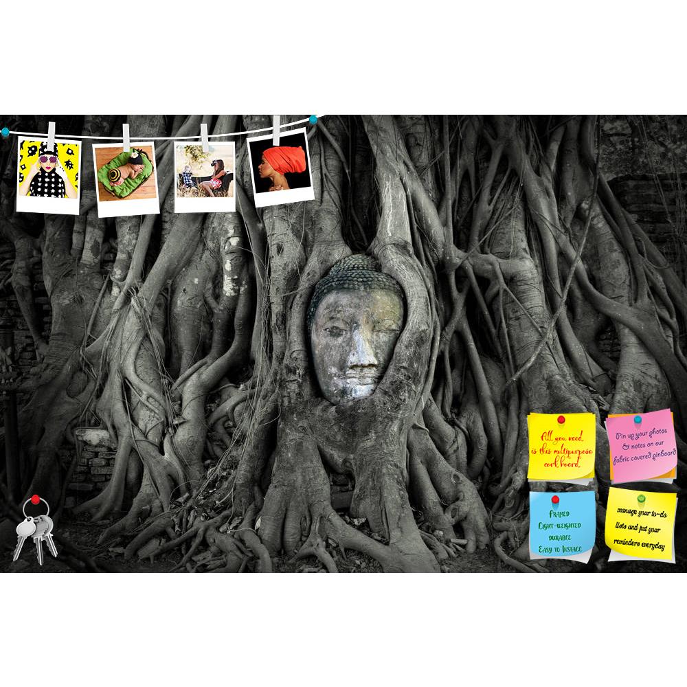 ArtzFolio Buddha In Tree Roots At Ayutthaya Thailand Printed Bulletin Board Notice Pin Board Soft Board | Frameless-Bulletin Boards Frameless-AZSAO18534734BLB_FL_L-Image Code 5002160 Vishnu Image Folio Pvt Ltd, IC 5002160, ArtzFolio, Bulletin Boards Frameless, Religious, Photography, buddha, in, tree, roots, at, ayutthaya, thailand, printed, bulletin, board, notice, pin, soft, frameless, head, sandstone, wat, mahathat, pin up board, push pin board, extra large cork board, big pin board, notice board, small 