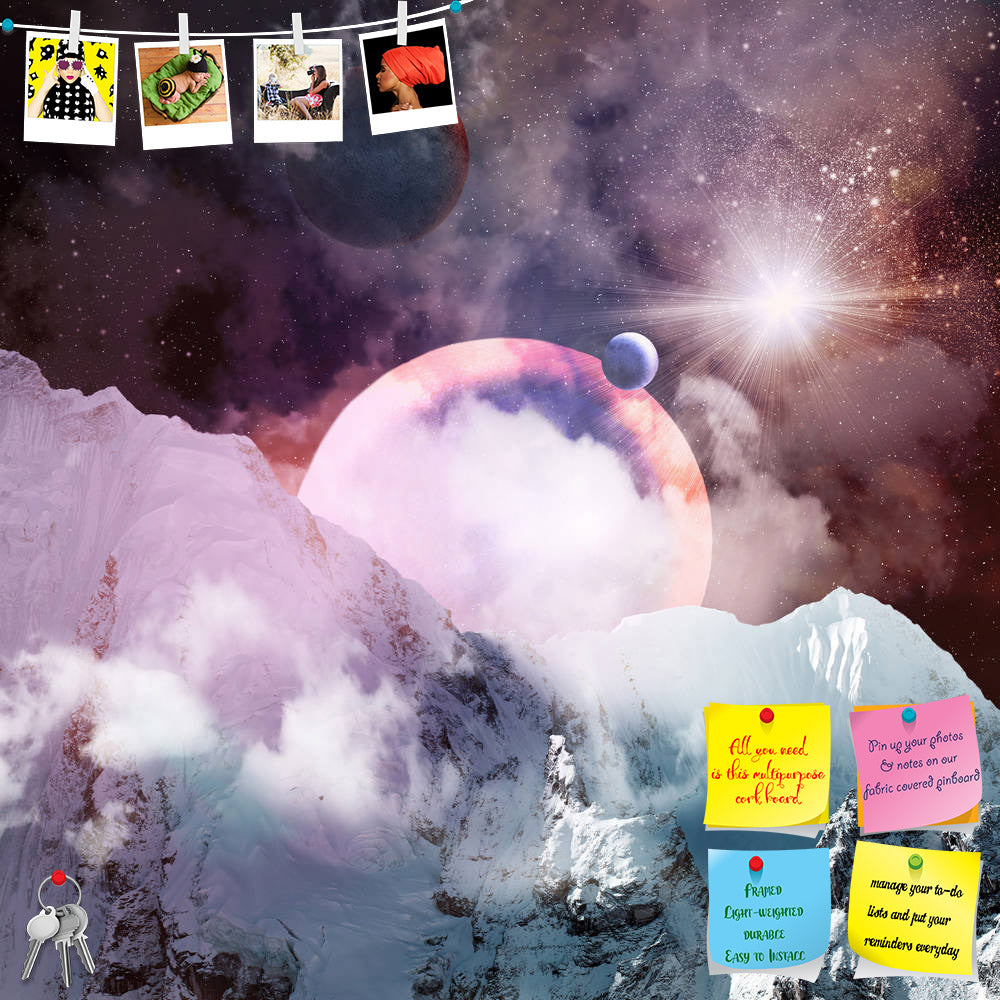 ArtzFolio Planets In Fantasy Space D1 Printed Bulletin Board Notice Pin Board Soft Board | Frameless-Bulletin Boards Frameless-AZSAO18560784BLB_FL_L-Image Code 5002164 Vishnu Image Folio Pvt Ltd, IC 5002164, ArtzFolio, Bulletin Boards Frameless, Fantasy, Places, Digital Art, planets, in, space, d1, printed, bulletin, board, notice, pin, soft, frameless, image, fantastic, against, dark, background, pin up board, push pin board, extra large cork board, big pin board, notice board, small bulletin board, cork b