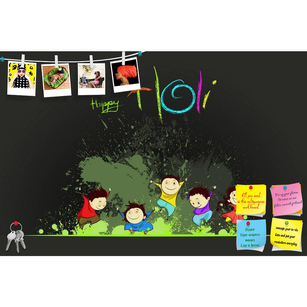 ArtzFolio Kids Enjoying Holi Printed Bulletin Board Notice Pin Board Soft Board | Frameless-Bulletin Boards Frameless-AZSAO18627898BLB_FL_L-Image Code 5002168 Vishnu Image Folio Pvt Ltd, IC 5002168, ArtzFolio, Bulletin Boards Frameless, Religious, Traditional, Digital Art, kids, enjoying, holi, printed, bulletin, board, notice, pin, soft, frameless, pin up board, push pin board, extra large cork board, big pin board, notice board, small bulletin board, cork board, wall notice board, giant cork board, bullet