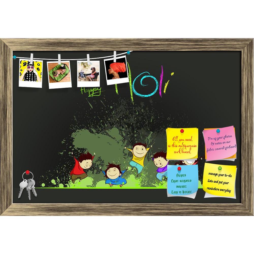 ArtzFolio Kids Enjoying Holi Printed Bulletin Board Notice Pin Board Soft Board | Framed-Bulletin Boards Framed-AZSAO18627898BLB_FR_L-Image Code 5002168 Vishnu Image Folio Pvt Ltd, IC 5002168, ArtzFolio, Bulletin Boards Framed, Religious, Traditional, Digital Art, kids, enjoying, holi, printed, bulletin, board, notice, pin, soft, framed, pin up board, push pin board, extra large cork board, big pin board, notice board, small bulletin board, cork board, wall notice board, giant cork board, bulletin board, of