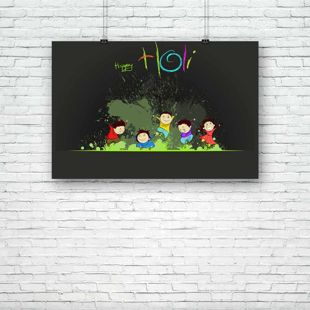 Kids Enjoying Holi Unframed Paper Poster-Paper Posters Unframed-POS_UN-IC 5002168 IC 5002168, Abstract Expressionism, Abstracts, Asian, Baby, Children, Culture, Decorative, Digital, Digital Art, Ethnic, Festivals, Festivals and Occasions, Festive, Graphic, Hinduism, Illustrations, Indian, Kids, People, Religion, Religious, Semi Abstract, Splatter, Traditional, Tribal, World Culture, enjoying, holi, unframed, paper, poster, celebration, happy, festival, abstract, artistic, background, belief, color, colorful