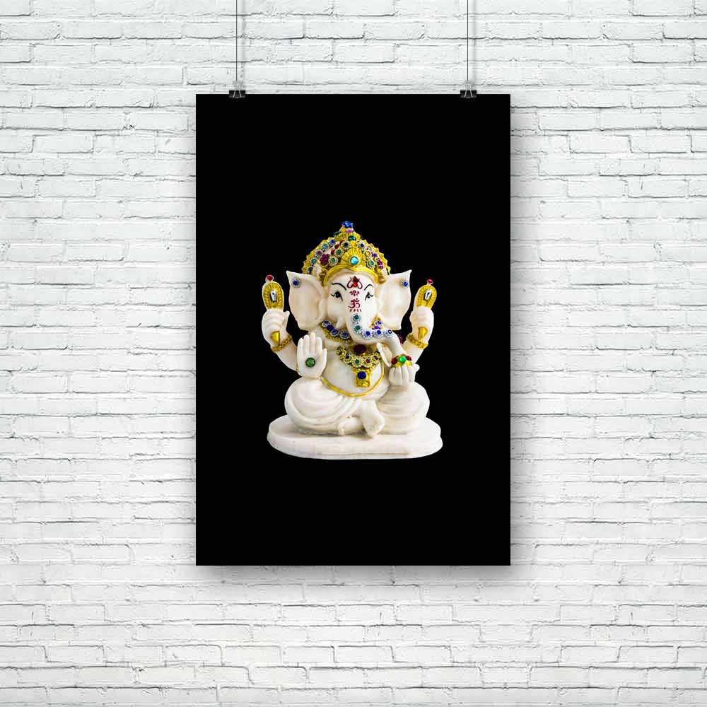 Hindu God Ganesh D5 Unframed Paper Poster-Paper Posters Unframed-POS_UN-IC 5002170 IC 5002170, Art and Paintings, Asian, Botanical, Culture, Ethnic, Festivals, Festivals and Occasions, Festive, Floral, Flowers, God Ganesh, Hinduism, Icons, Indian, Nature, Religion, Religious, Seasons, Spiritual, Traditional, Tribal, World Culture, hindu, god, ganesh, d5, unframed, paper, poster, ganesha, ganapati, festival, art, artistic, asia, blessing, bright, clay, colorful, craft, craftsmanship, cute, decoration, devoti