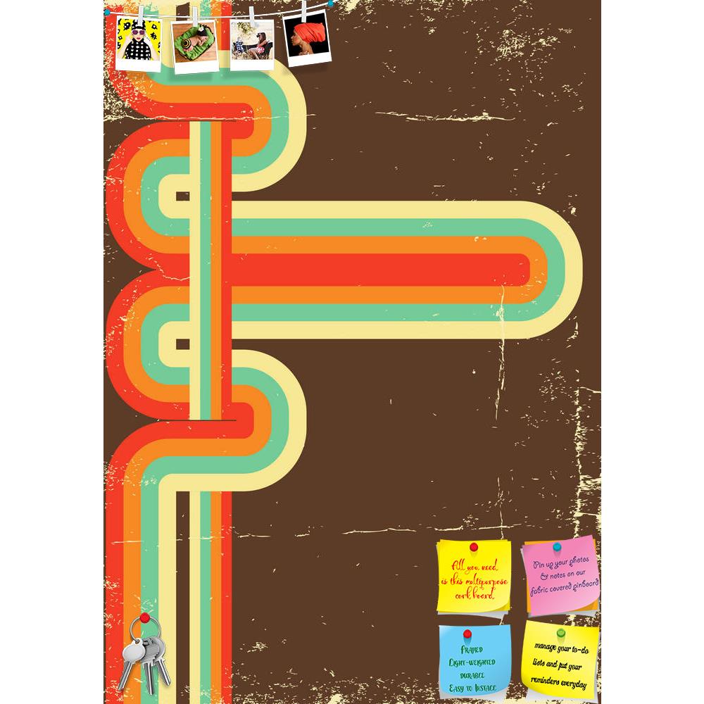 ArtzFolio Retro Abstract Design D3 Printed Bulletin Board Notice Pin Board Soft Board | Frameless-Bulletin Boards Frameless-AZSAO18639442BLB_FL_L-Image Code 5002172 Vishnu Image Folio Pvt Ltd, IC 5002172, ArtzFolio, Bulletin Boards Frameless, Abstract, Digital Art, retro, design, d3, printed, bulletin, board, notice, pin, soft, frameless, poster, color, background, vintage, old, paper, 1970s, style, striped, 1940-1980, retro-styled, imagery, backgrounds, revival, pattern, 1960s, element, shape, simplicity, 