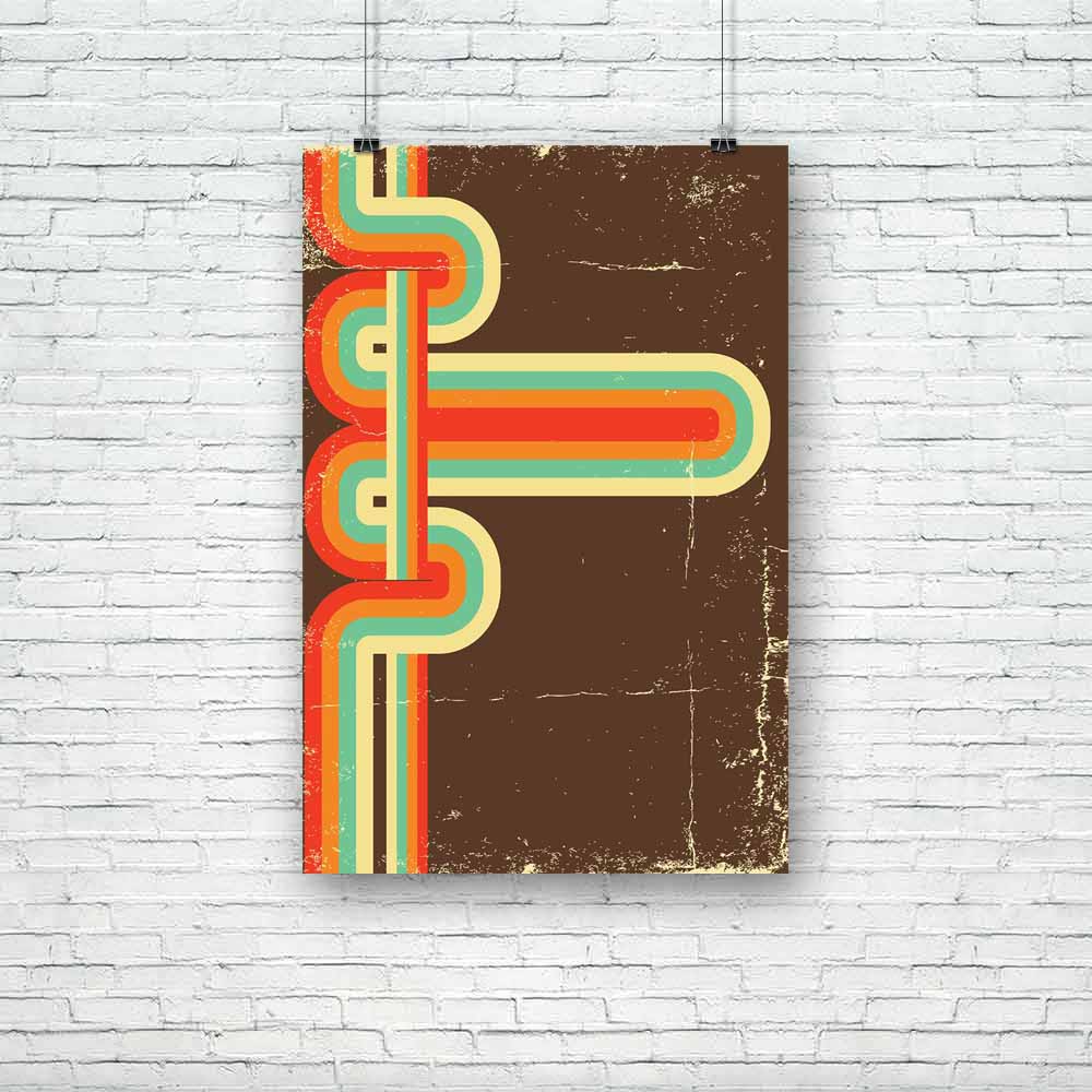 Retro Abstract Design D3 Unframed Paper Poster-Paper Posters Unframed-POS_UN-IC 5002172 IC 5002172, Abstract Expressionism, Abstracts, Ancient, Art and Paintings, Cities, City Views, Entertainment, Historical, Medieval, Paintings, Patterns, Retro, Semi Abstract, Vintage, abstract, design, d3, unframed, paper, poster, arts, and, backgrounds, brown, element, elegance, grunge, illustration, painting, pattern, revival, shape, simplicity, striped, wave, artzfolio, posters, wall posters, posters for room, posters