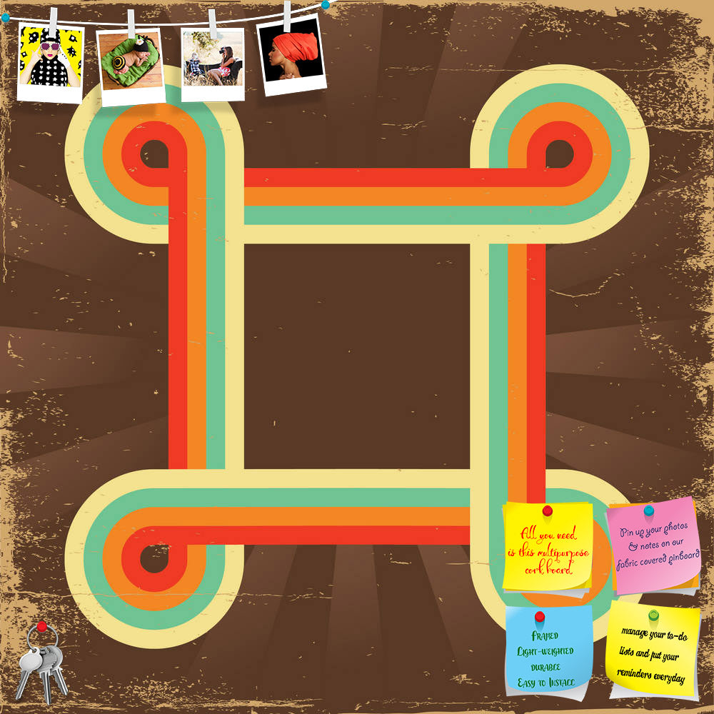 ArtzFolio Retro Abstract Design D5 Printed Bulletin Board Notice Pin Board Soft Board | Frameless-Bulletin Boards Frameless-AZSAO18639494BLB_FL_L-Image Code 5002177 Vishnu Image Folio Pvt Ltd, IC 5002177, ArtzFolio, Bulletin Boards Frameless, Abstract, Digital Art, retro, design, d5, printed, bulletin, board, notice, pin, soft, frameless, background, old, paper, texture, 1970s, style, 1960s, striped, revival, backgrounds, 1940-1980, retro-styled, imagery, element, pattern, composition, decor, grunge, arts, 