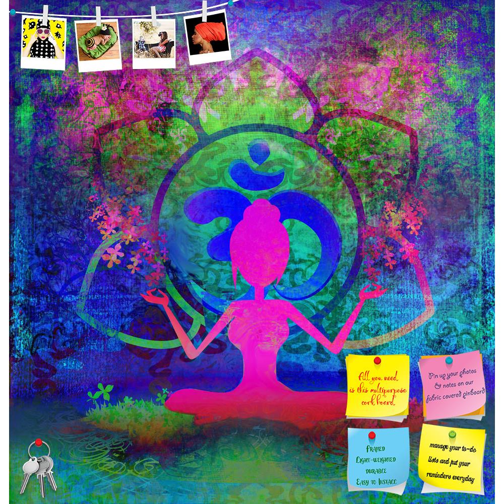 ArtzFolio Yoga Lotus Pose D4 Printed Bulletin Board Notice Pin Board Soft Board | Frameless-Bulletin Boards Frameless-AZSAO18761514BLB_FL_L-Image Code 5002192 Vishnu Image Folio Pvt Ltd, IC 5002192, ArtzFolio, Bulletin Boards Frameless, Religious, Traditional, Fine Art Reprint, yoga, lotus, pose, d4, printed, bulletin, board, notice, pin, soft, frameless, abstract, background, pin up board, push pin board, extra large cork board, big pin board, notice board, small bulletin board, cork board, wall notice boa