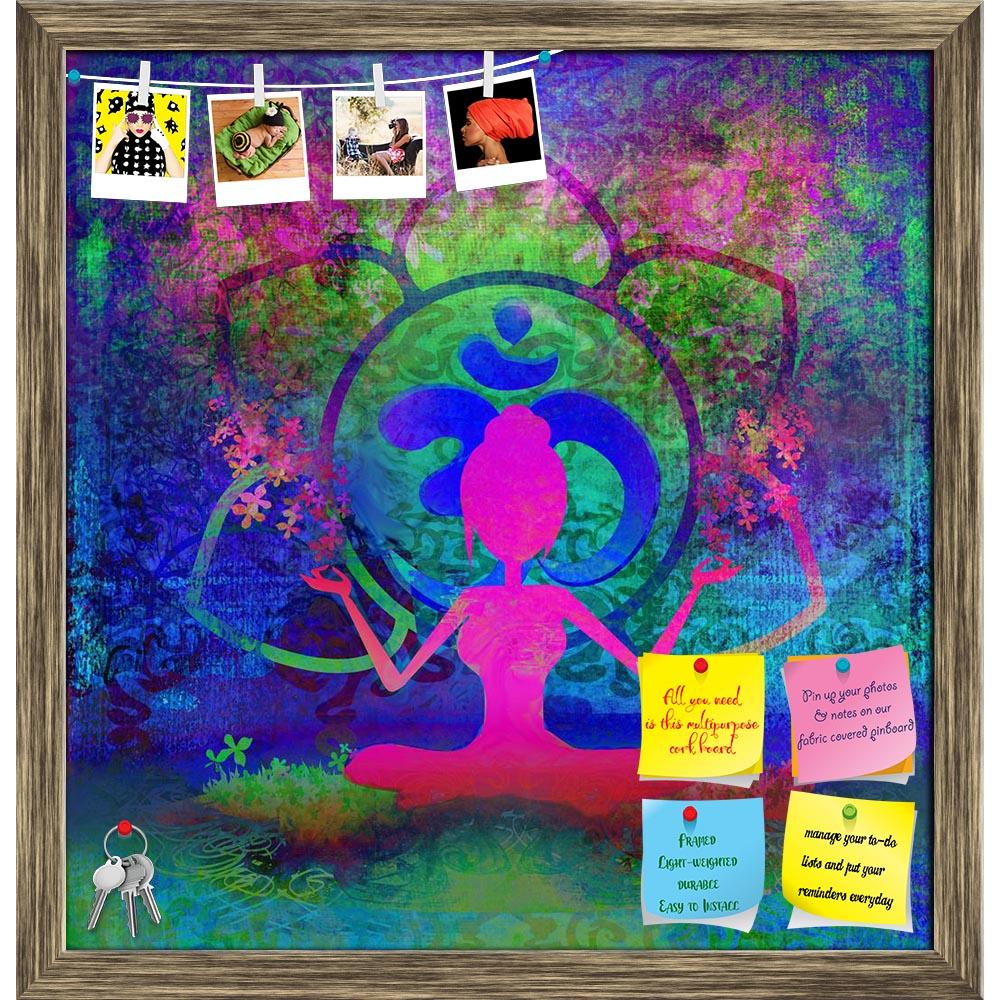 ArtzFolio Yoga Lotus Pose D4 Printed Bulletin Board Notice Pin Board Soft Board | Framed-Bulletin Boards Framed-AZSAO18761514BLB_FR_L-Image Code 5002192 Vishnu Image Folio Pvt Ltd, IC 5002192, ArtzFolio, Bulletin Boards Framed, Religious, Traditional, Fine Art Reprint, yoga, lotus, pose, d4, printed, bulletin, board, notice, pin, soft, framed, abstract, background, pin up board, push pin board, extra large cork board, big pin board, notice board, small bulletin board, cork board, wall notice board, giant co