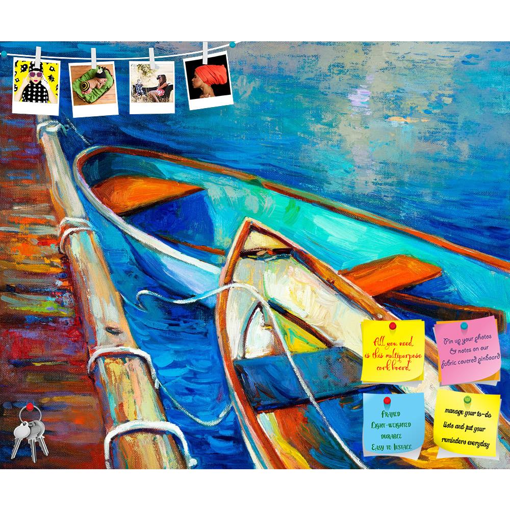 ArtzFolio Artwork Of Boat & Jetty D4 Printed Bulletin Board Notice Pin Board Soft Board | Frameless-Bulletin Boards Frameless-AZSAO18764462BLB_FL_L-Image Code 5002193 Vishnu Image Folio Pvt Ltd, IC 5002193, ArtzFolio, Bulletin Boards Frameless, Landscapes, Fine Art Reprint, artwork, of, boat, jetty, d4, printed, bulletin, board, notice, pin, soft, frameless, original, oil, painting, jettypier, canvas.sunset, ocean.modern, impressionism, pin up board, push pin board, extra large cork board, big pin board, no