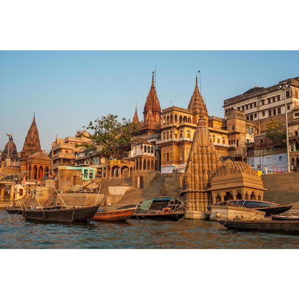 Pitaara Box Varanasi Morning Canvas Painting Synthetic Frame-Paintings MDF Framing-PBART18790407AFF_FR_L-Image Code 5002198 Vishnu Image Folio Pvt Ltd, IC 5002198, Pitaara Box, Paintings MDF Framing, Places, Religious, Photography, varanasi, morning, canvas, painting, synthetic, frame, framed canvas print, wall painting for living room with frame, canvas painting for living room, artzfolio, poster, framed canvas painting, wall painting with frame, canvas painting with frame living room, canvas wall painting