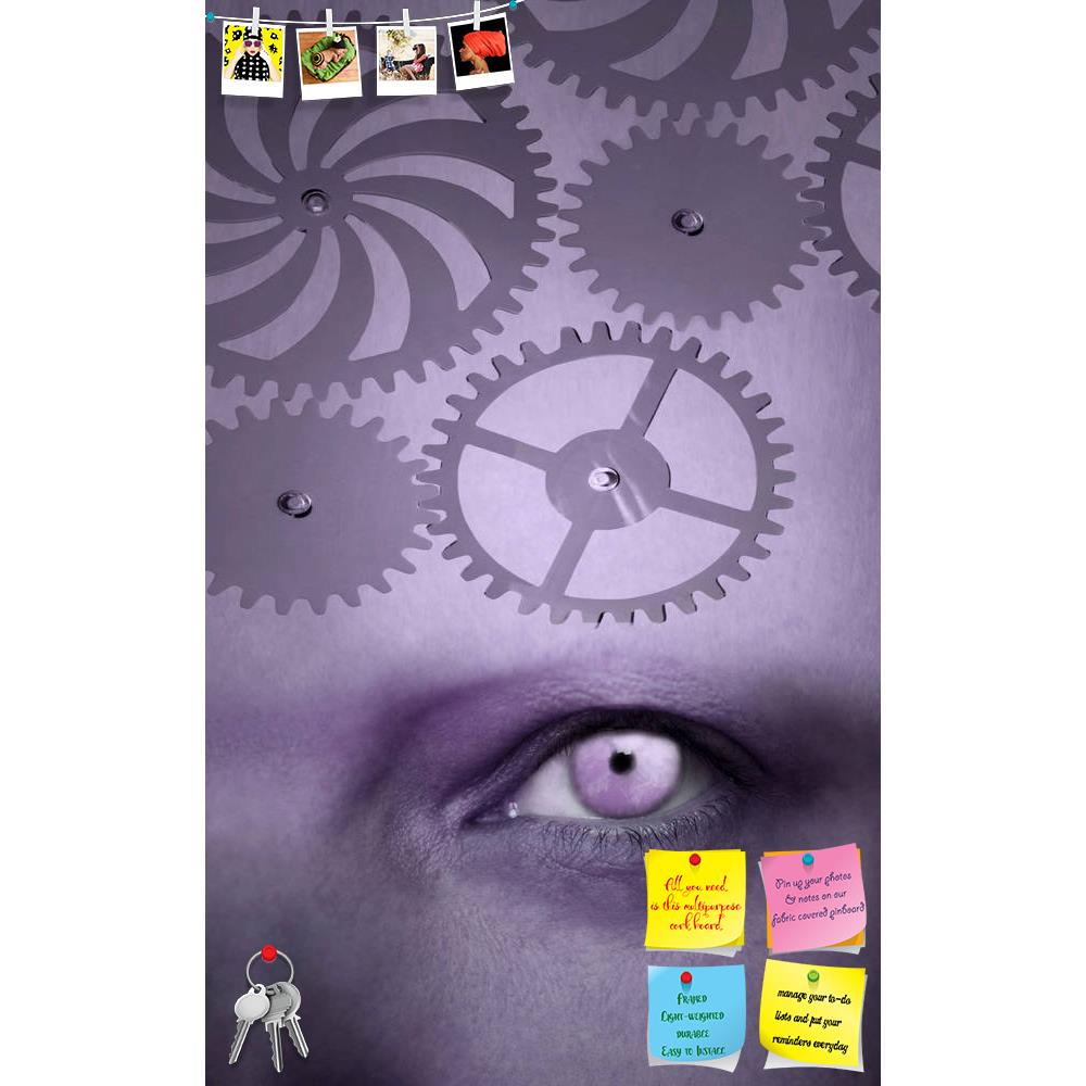ArtzFolio One Human Eye With Gear On The Forehead Printed Bulletin Board Notice Pin Board Soft Board | Frameless-Bulletin Boards Frameless-AZSAO18792009BLB_FL_L-Image Code 5002201 Vishnu Image Folio Pvt Ltd, IC 5002201, ArtzFolio, Bulletin Boards Frameless, Conceptual, Digital Art, one, human, eye, with, gear, on, the, forehead, printed, bulletin, board, notice, pin, soft, frameless, purple, color, pin up board, push pin board, extra large cork board, big pin board, notice board, small bulletin board, cork 