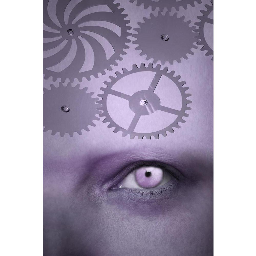 ArtzFolio One Human Eye With Gear On The Forehead Unframed Paper Poster-Paper Posters Unframed-AZART18792009POS_UN_L-Image Code 5002201 Vishnu Image Folio Pvt Ltd, IC 5002201, ArtzFolio, Paper Posters Unframed, Conceptual, Digital Art, one, human, eye, with, gear, on, the, forehead, unframed, paper, poster, wall, large, size, for, living, room, home, decoration, big, framed, decor, posters, pitaara, box, modern, art, frame, bedroom, amazonbasics, door, drawing, small, decorative, office, reception, multiple