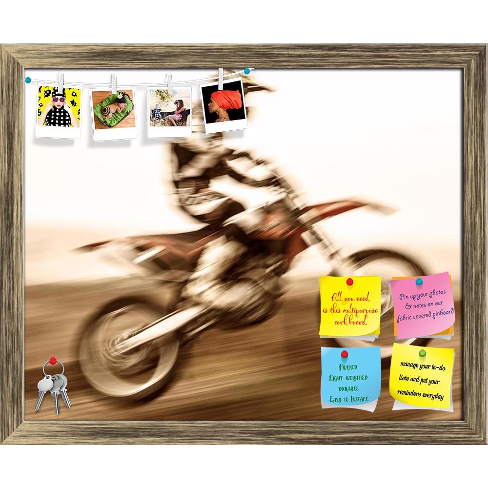 ArtzFolio Slow Motion On Motorbike Printed Bulletin Board Notice Pin Board Soft Board | Framed-Bulletin Boards Framed-AZSAO18792862BLB_FR_L-Image Code 5002202 Vishnu Image Folio Pvt Ltd, IC 5002202, ArtzFolio, Bulletin Boards Framed, Sports, Photography, slow, motion, on, motorbike, printed, bulletin, board, notice, pin, soft, framed, extreme, sport, pro, race, driver, jumping, dirt, bike, motocross, speed, challenge, concept, pin up board, push pin board, extra large cork board, big pin board, notice board