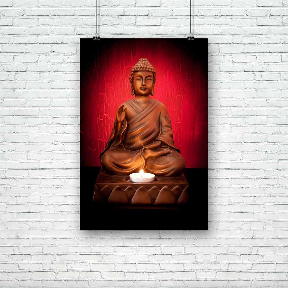 Meditating Buddha Pose Unframed Paper Poster-Paper Posters Unframed-POS_UN-IC 5002205 IC 5002205, Ancient, Art and Paintings, Asian, Black, Black and White, Buddhism, Culture, Ethnic, God Buddha, Historical, Medieval, Religion, Religious, Signs and Symbols, Spiritual, Symbols, Traditional, Tribal, Vintage, World Culture, meditating, buddha, pose, unframed, paper, poster, art, asia, background, buddah, buddhist, calm, candle, decoration, east, face, faith, god, gold, golden, head, holy, meditation, old, orie