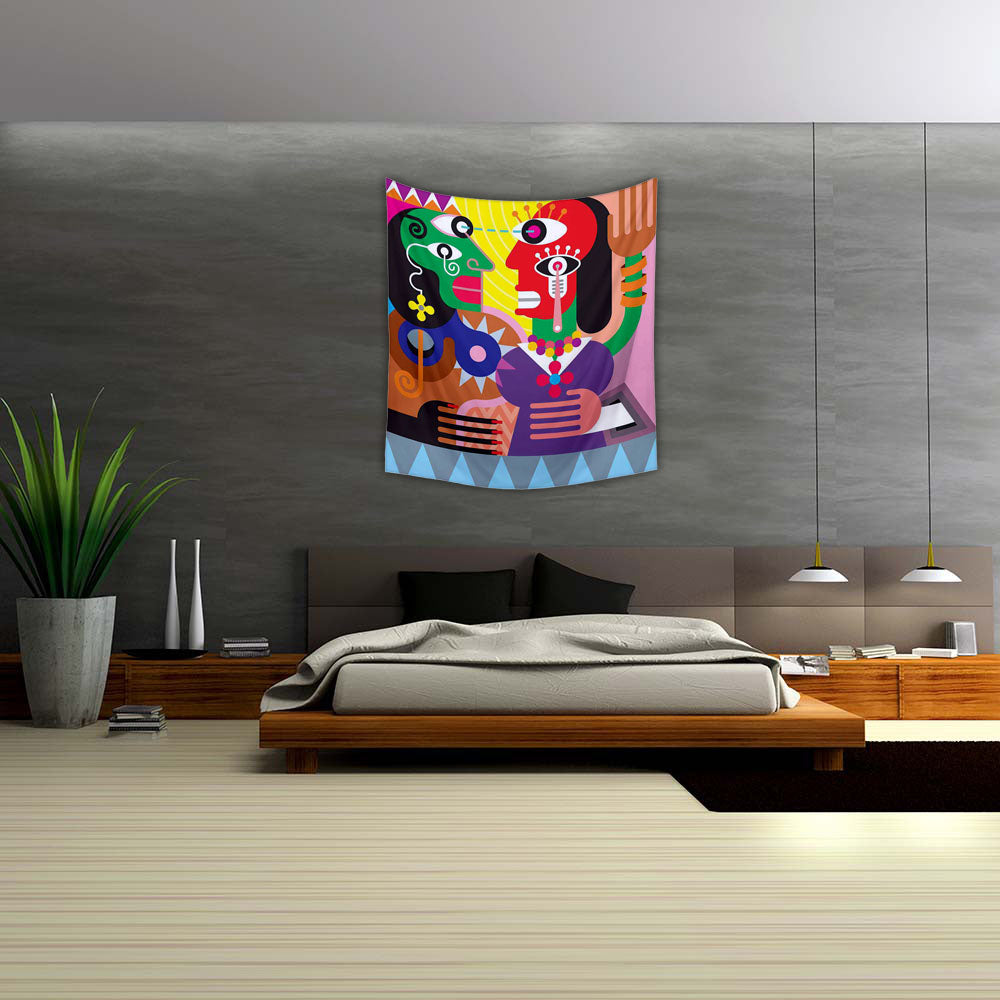 ArtzFolio Modern Fine Art D3 Fabric Tapestry Wall Hanging