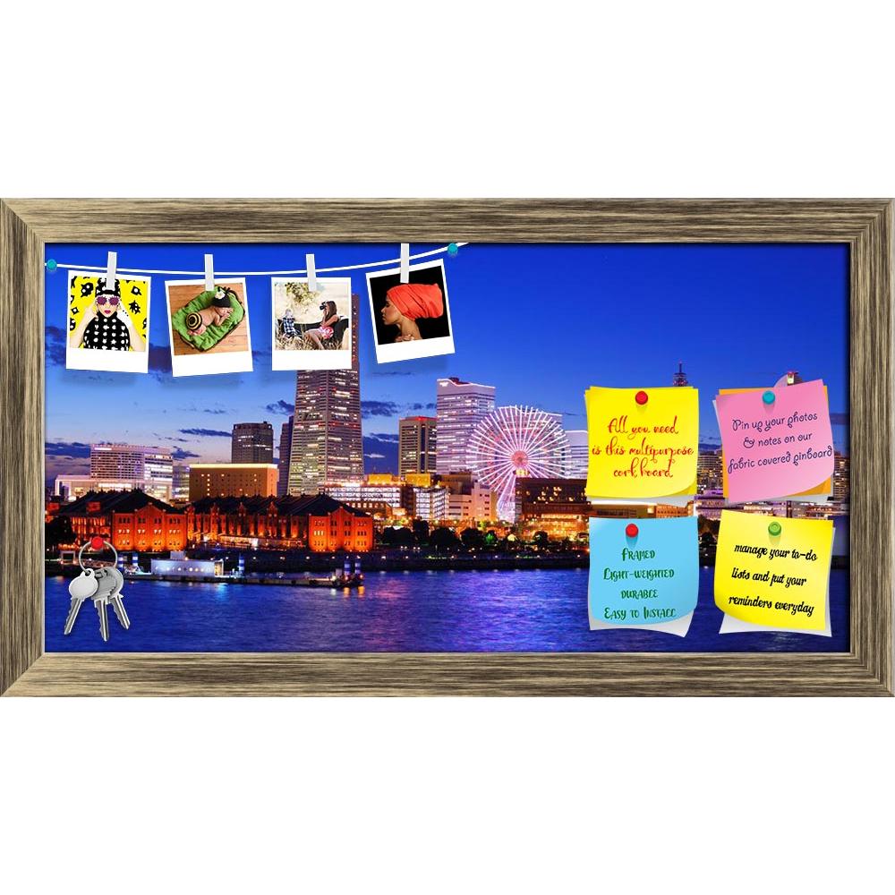 ArtzFolio Skyline Of Yokohama, Japan At Minato, Mirai Bay Printed Bulletin Board Notice Pin Board Soft Board | Framed-Bulletin Boards Framed-AZSAO18828717BLB_FR_L-Image Code 5002207 Vishnu Image Folio Pvt Ltd, IC 5002207, ArtzFolio, Bulletin Boards Framed, Places, Photography, skyline, of, yokohama, japan, at, minato, mirai, bay, printed, bulletin, board, notice, pin, soft, framed, minato-mirai, ferris, wheel, tourist, attraction, travel, destination, landmark, financial, district, business, architecture, m