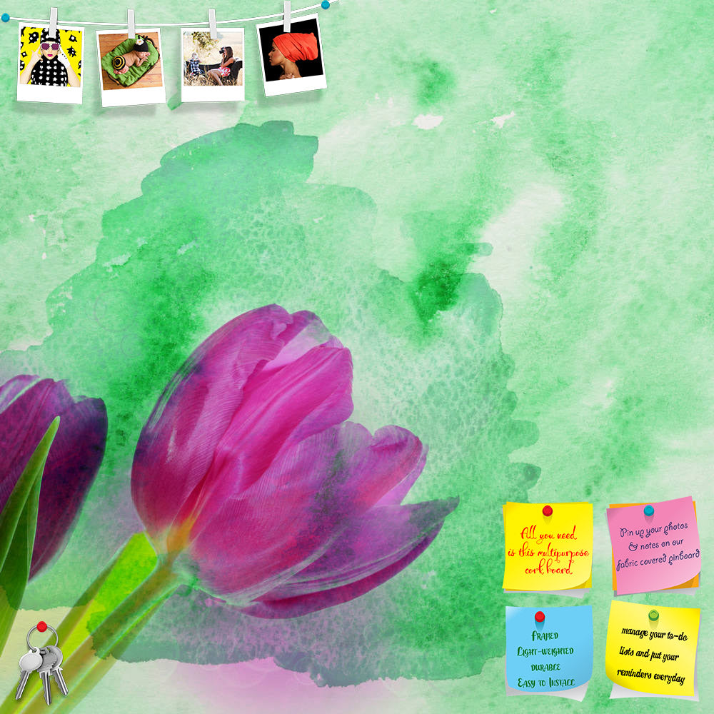ArtzFolio Tulip Flowers D2 Printed Bulletin Board Notice Pin Board Soft Board | Frameless-Bulletin Boards Frameless-AZSAO18852079BLB_FL_L-Image Code 5002213 Vishnu Image Folio Pvt Ltd, IC 5002213, ArtzFolio, Bulletin Boards Frameless, Floral, Fine Art Reprint, tulip, flowers, d2, printed, bulletin, board, notice, pin, soft, frameless, pin up board, push pin board, extra large cork board, big pin board, notice board, small bulletin board, cork board, wall notice board, giant cork board, bulletin board, offic