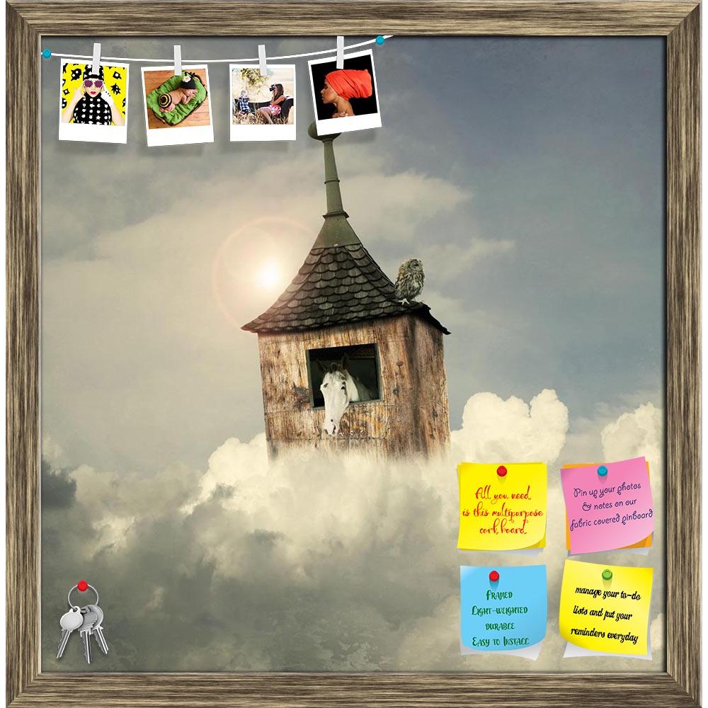ArtzFolio Beautiful Fantasy Tower, House As An Noah Printed Bulletin Board Notice Pin Board Soft Board | Framed-Bulletin Boards Framed-AZSAO18868481BLB_FR_L-Image Code 5002216 Vishnu Image Folio Pvt Ltd, IC 5002216, ArtzFolio, Bulletin Boards Framed, Animals, Conceptual, Kids, Digital Art, beautiful, fantasy, tower, house, as, an, noah, printed, bulletin, board, notice, pin, soft, framed, tower-, fun, animal, horse, roof, sky, owl, cloud, composition, collage, art, artistic, inventive, invention, creation, 