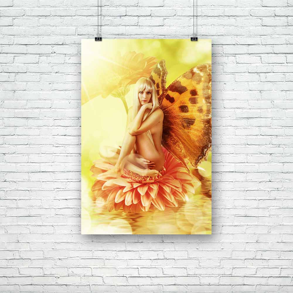Beautiful Fairy With Wings On A Flower In Water Unframed Paper Poster-Paper Posters Unframed-POS_UN-IC 5002220 IC 5002220, Botanical, Fantasy, Floral, Flowers, Nature, Scenic, Seasons, beautiful, fairy, with, wings, on, a, flower, in, water, unframed, paper, poster, april, beauty, blonde, blooming, botanic, bright, butterfly, camomile, card, colorful, colors, daisy, decoration, elfin, world, female, flora, garden, gerber, gerbera, girl, light, magic, petals, plants, pretty, red, season, seasonal, spring, su