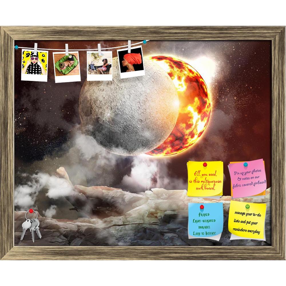 ArtzFolio Planets In Fantastic Space D2 Printed Bulletin Board Notice Pin Board Soft Board | Framed-Bulletin Boards Framed-AZSAO18892210BLB_FR_L-Image Code 5002221 Vishnu Image Folio Pvt Ltd, IC 5002221, ArtzFolio, Bulletin Boards Framed, Fantasy, Places, Digital Art, planets, in, fantastic, space, d2, printed, bulletin, board, notice, pin, soft, framed, image, against, dark, background, pin up board, push pin board, extra large cork board, big pin board, notice board, small bulletin board, cork board, wall