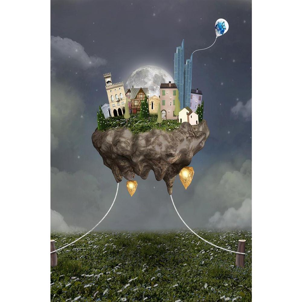 ArtzFolio Flying Town Unframed Paper Poster-Paper Posters Unframed-AZART18905059POS_UN_L-Image Code 5002222 Vishnu Image Folio Pvt Ltd, IC 5002222, ArtzFolio, Paper Posters Unframed, Fantasy, Kids, Landscapes, Digital Art, flying, town, unframed, paper, poster, wall, large, size, for, living, room, home, decoration, big, framed, decor, posters, pitaara, box, modern, art, with, frame, bedroom, amazonbasics, door, drawing, small, decorative, office, reception, multiple, friends, images, reprints, reprint, bat