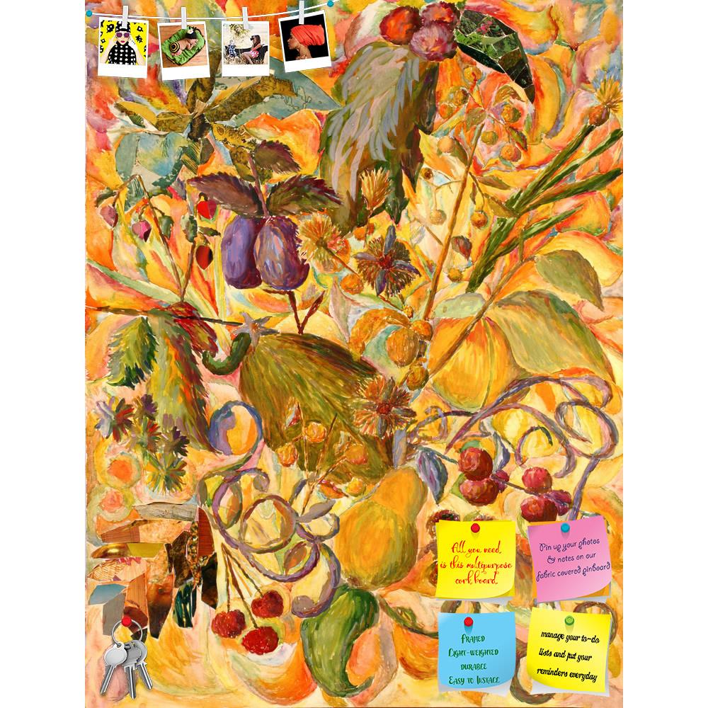 ArtzFolio Fruit & Colours Bright Collage Printed Bulletin Board Notice Pin Board Soft Board | Frameless-Bulletin Boards Frameless-AZSAO18915523BLB_FL_L-Image Code 5002223 Vishnu Image Folio Pvt Ltd, IC 5002223, ArtzFolio, Bulletin Boards Frameless, Floral, Fine Art Reprint, fruit, colours, bright, collage, printed, bulletin, board, notice, pin, soft, frameless, pin up board, push pin board, extra large cork board, big pin board, notice board, small bulletin board, cork board, wall notice board, giant cork b