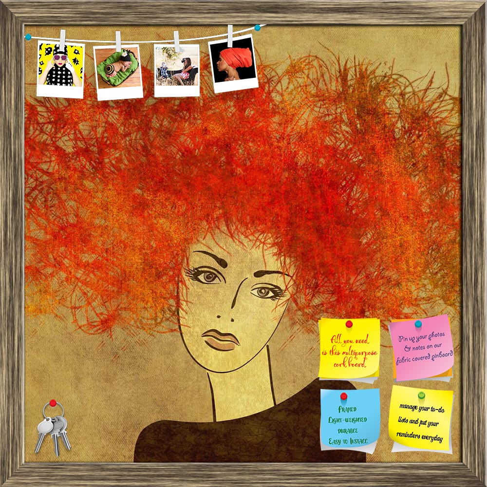 ArtzFolio Beautiful Girl Face D1 Printed Bulletin Board Notice Pin Board Soft Board | Framed-Bulletin Boards Framed-AZSAO18925022BLB_FR_L-Image Code 5002226 Vishnu Image Folio Pvt Ltd, IC 5002226, ArtzFolio, Bulletin Boards Framed, Fashion, Portraits, Digital Art, beautiful, girl, face, d1, printed, bulletin, board, notice, pin, soft, framed, art, colorful, painting, red, hair, sepia, square, background, pin up board, push pin board, extra large cork board, big pin board, notice board, small bulletin board,