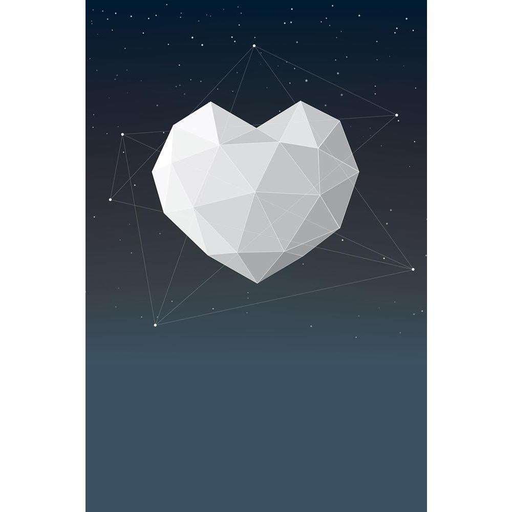 ArtzFolio White Geometrical Heart Unframed Paper Poster-Paper Posters Unframed-AZART18982008POS_UN_L-Image Code 5002236 Vishnu Image Folio Pvt Ltd, IC 5002236, ArtzFolio, Paper Posters Unframed, Kids, Love, Digital Art, white, geometrical, heart, unframed, paper, poster, wall, large, size, for, living, room, home, decoration, big, framed, decor, posters, pitaara, box, modern, art, with, frame, bedroom, amazonbasics, door, drawing, small, decorative, office, reception, multiple, friends, images, reprints, re