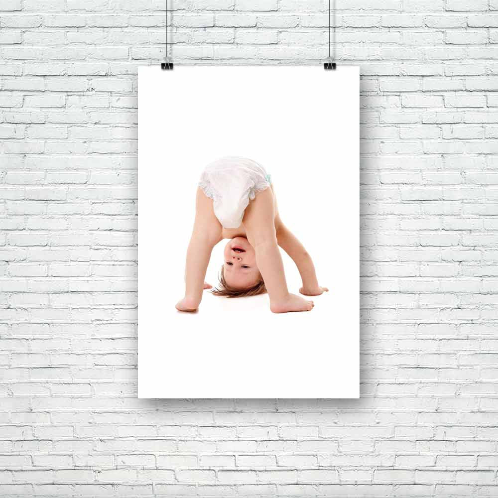 Funny Playing Baby Standing On His Head Unframed Paper Poster-Paper Posters Unframed-POS_UN-IC 5002259 IC 5002259, Asian, Baby, Black and White, Children, Kids, White, funny, playing, standing, on, his, head, unframed, paper, poster, diaper, diapers, nappy, babies, active, adorable, boy, care, caucasian, child, childhood, cute, emotion, fun, growth, happy, healthcare, healthy, infant, isolated, kid, learning, little, pleasure, small, smiling, studio, sweet, toddler, artzfolio, posters, wall posters, posters
