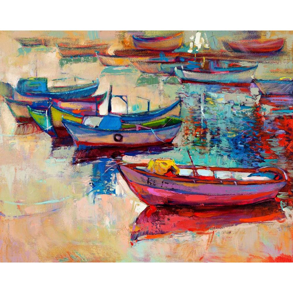 Artwork Of Boats & Jetty Canvas Painting Synthetic Frame-Paintings MDF Framing-AFF_FR-IC 5002262 IC 5002262, Abstract Expressionism, Abstracts, Art and Paintings, Automobiles, Boats, Drawing, Illustrations, Impressionism, Landscapes, Modern Art, Nature, Nautical, Paintings, Scenic, Semi Abstract, Sketches, Sunsets, Transportation, Travel, Vehicles, Watercolour, artwork, of, jetty, canvas, painting, synthetic, frame, oil, abstract, acrylic, art, artist, artistic, backdrop, background, beach, blue, boat, brig