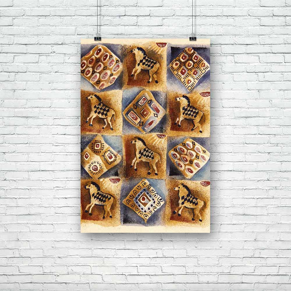 Abstract Art D25 Unframed Paper Poster - Paper Posters Unframed - ArtzFolio.com