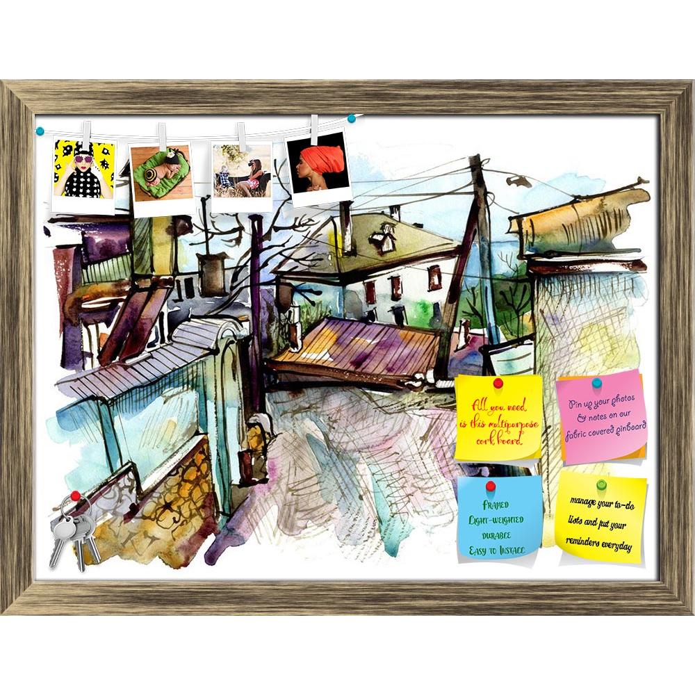 ArtzFolio Old Street In Gurzuf Crimea Ukraine D1 Printed Bulletin Board Notice Pin Board Soft Board | Framed-Bulletin Boards Framed-AZSAO19341436BLB_FR_L-Image Code 5002291 Vishnu Image Folio Pvt Ltd, IC 5002291, ArtzFolio, Bulletin Boards Framed, Places, Fine Art Reprint, old, street, in, gurzuf, crimea, ukraine, d1, printed, bulletin, board, notice, pin, soft, framed, original, watercolor, painting, paper, plein, air, pin up board, push pin board, extra large cork board, big pin board, notice board, small