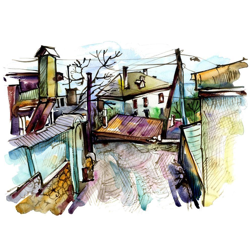 Old Street In Gurzuf Crimea Ukraine Canvas Painting Synthetic Frame-Paintings MDF Framing-AFF_FR-IC 5002291 IC 5002291, Ancient, Architecture, Art and Paintings, Automobiles, Cities, City Views, Digital, Digital Art, Drawing, Graphic, Historical, Illustrations, Landmarks, Landscapes, Medieval, Paintings, Places, Scenic, Sketches, Transportation, Travel, Urban, Vehicles, Vintage, Watercolour, old, street, in, gurzuf, crimea, ukraine, canvas, painting, synthetic, frame, antique, art, artwork, brush, building,