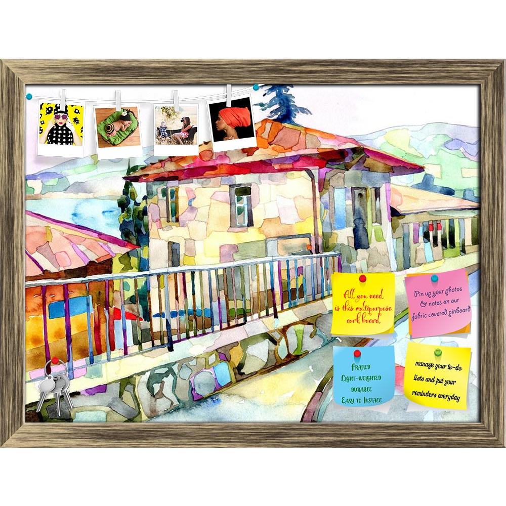 ArtzFolio Old Street In Gurzuf Crimea Ukraine D2 Printed Bulletin Board Notice Pin Board Soft Board | Framed-Bulletin Boards Framed-AZSAO19341439BLB_FR_L-Image Code 5002292 Vishnu Image Folio Pvt Ltd, IC 5002292, ArtzFolio, Bulletin Boards Framed, Places, Fine Art Reprint, old, street, in, gurzuf, crimea, ukraine, d2, printed, bulletin, board, notice, pin, soft, framed, original, watercolor, painting, paper, plein, air, pin up board, push pin board, extra large cork board, big pin board, notice board, small