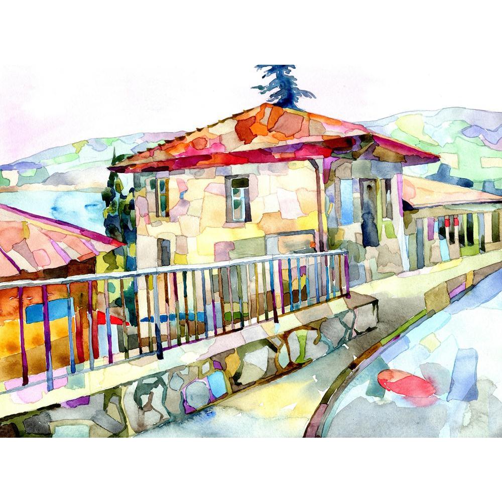 Old Street In Gurzuf Crimea Ukraine Canvas Painting Synthetic Frame-Paintings MDF Framing-AFF_FR-IC 5002292 IC 5002292, Ancient, Architecture, Art and Paintings, Cities, City Views, Digital, Digital Art, Fine Art Reprint, Graphic, Historical, Illustrations, Landmarks, Medieval, Paintings, Places, Retro, Sketches, Vintage, Watercolour, old, street, in, gurzuf, crimea, ukraine, canvas, painting, synthetic, frame, antique, art, artwork, brush, building, cityscape, composition, cottage, europe, fine, grunge, ha