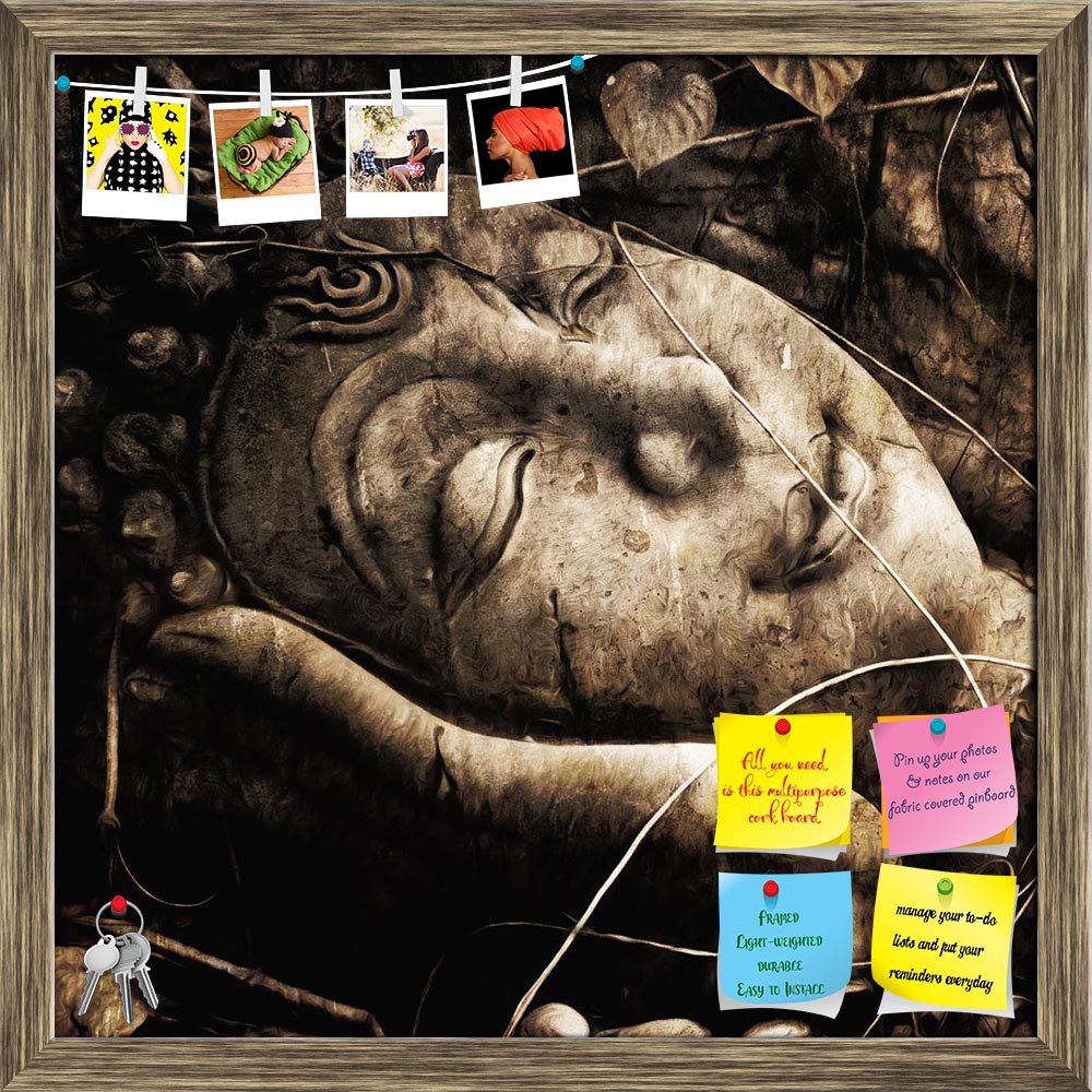 ArtzFolio Lord Buddha Face D1 Printed Bulletin Board Notice Pin Board Soft Board | Framed-Bulletin Boards Framed-AZSAO19345079BLB_FR_L-Image Code 5002295 Vishnu Image Folio Pvt Ltd, IC 5002295, ArtzFolio, Bulletin Boards Framed, Religious, Photography, lord, buddha, face, d1, printed, bulletin, board, notice, pin, soft, framed, budda, statue, pin up board, push pin board, extra large cork board, big pin board, notice board, small bulletin board, cork board, wall notice board, giant cork board, bulletin boar