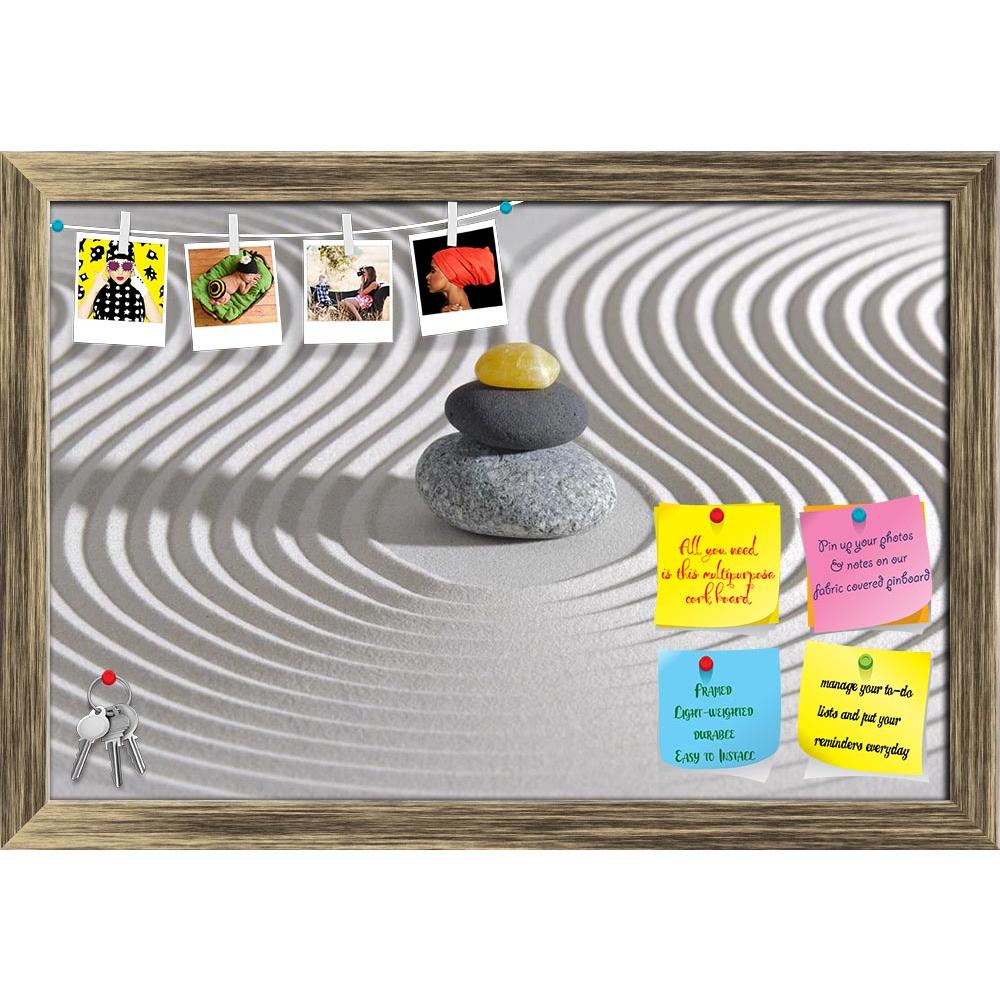 ArtzFolio Japanese Zen Garden D2 Printed Bulletin Board Notice Pin Board Soft Board | Framed-Bulletin Boards Framed-AZSAO19393021BLB_FR_L-Image Code 5002304 Vishnu Image Folio Pvt Ltd, IC 5002304, ArtzFolio, Bulletin Boards Framed, Abstract, Photography, japanese, zen, garden, d2, printed, bulletin, board, notice, pin, soft, framed, stacked, stones, sand, pin up board, push pin board, extra large cork board, big pin board, notice board, small bulletin board, cork board, wall notice board, giant cork board, 
