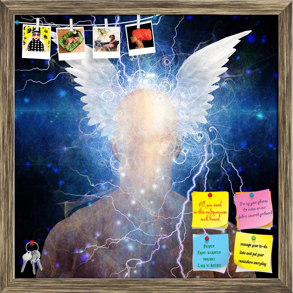 ArtzFolio Man's Head With Stars & Clouds Printed Bulletin Board Notice Pin Board Soft Board | Framed-Bulletin Boards Framed-AZSAO19449860BLB_FR_L-Image Code 5002309 Vishnu Image Folio Pvt Ltd, IC 5002309, ArtzFolio, Bulletin Boards Framed, Conceptual, Portraits, Digital Art, man's, head, with, stars, clouds, printed, bulletin, board, notice, pin, soft, framed, mans, pin up board, push pin board, extra large cork board, big pin board, notice board, small bulletin board, cork board, wall notice board, giant c
