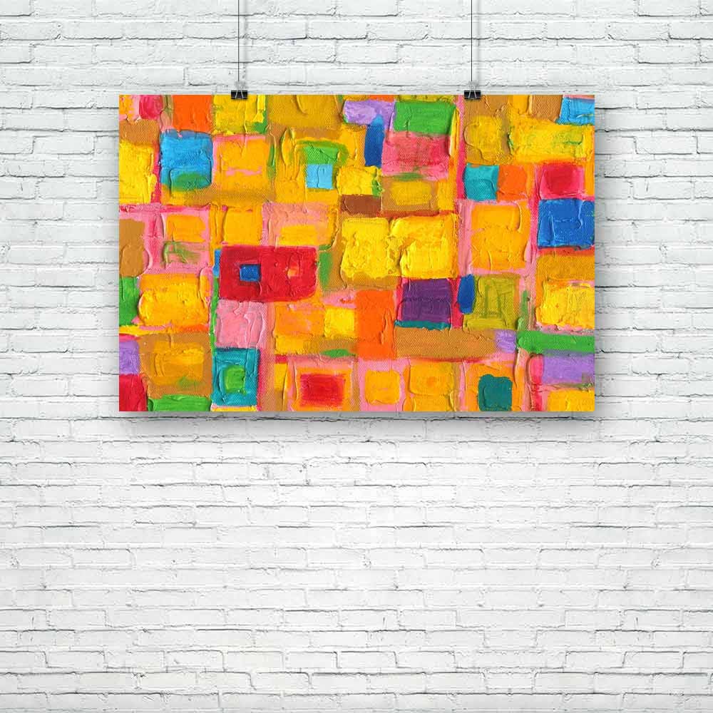 Abstract Artwork D81 Unframed Paper Poster - Paper Posters Unframed - ArtzFolio.com