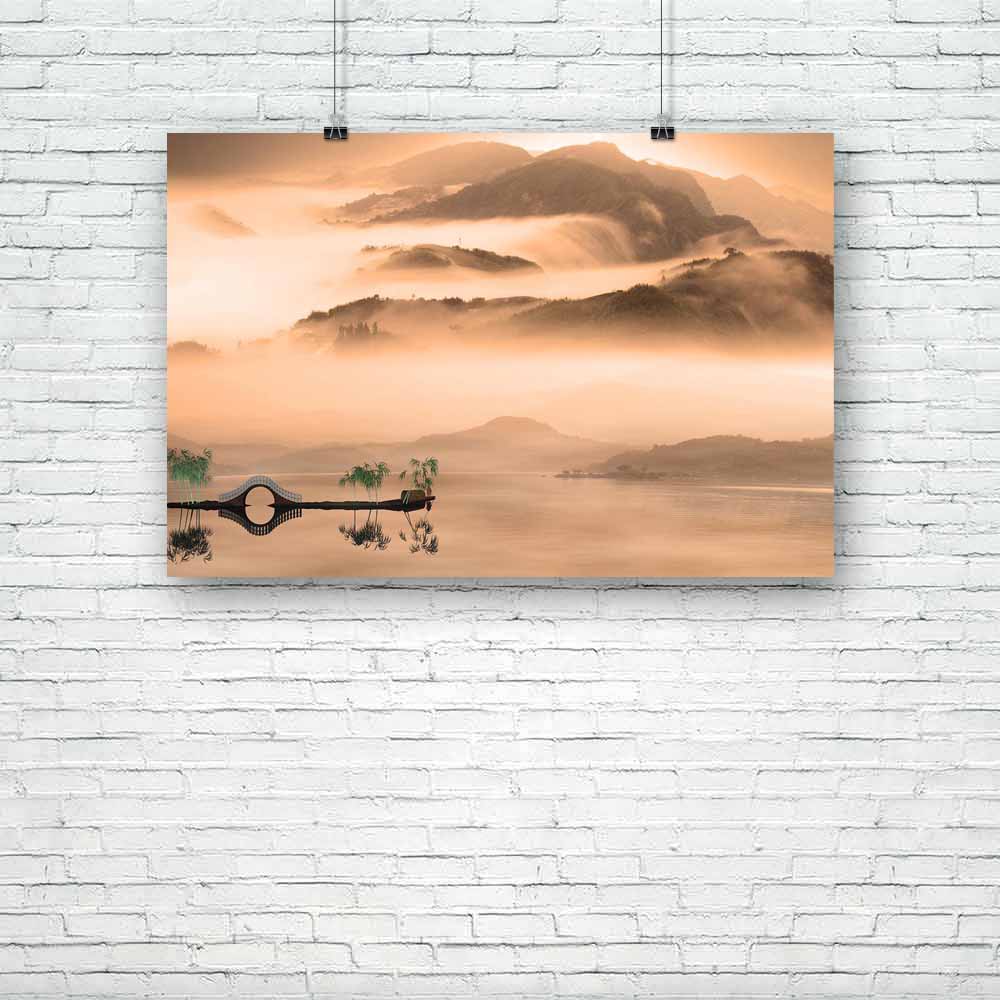 Chinese Landscape D1 Unframed Paper Poster-Paper Posters Unframed-POS_UN-IC 5002316 IC 5002316, Abstract Expressionism, Abstracts, Art and Paintings, Asian, Black, Black and White, Boats, Chinese, Countries, Culture, Drawing, Ethnic, God Ram, Hinduism, Landscapes, Mountains, Nature, Nautical, Paintings, Panorama, Scenic, Seasons, Semi Abstract, Signs, Signs and Symbols, Traditional, Tribal, White, Wooden, World Culture, landscape, d1, unframed, paper, poster, taiwan, painting, abstract, art, artistic, asia,