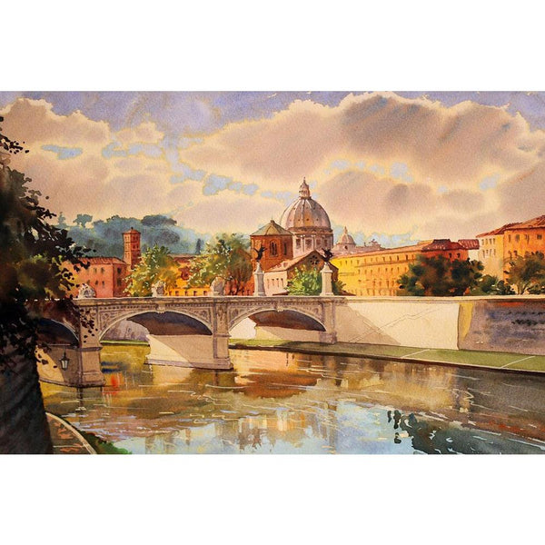 Basilica Sant Pietro & Tiber River in Vatican Italy Unframed Paper Poster-Paper Posters Unframed-POS_UN-IC 5002318 IC 5002318, Abstract Expressionism, Architecture, Art and Paintings, Automobiles, Christianity, Cities, City Views, Culture, Drawing, Ethnic, Illustrations, Italian, Jesus, Landmarks, Landscapes, Places, Scenic, Sketches, Traditional, Transportation, Travel, Tribal, Urban, Vehicles, Watercolour, World Culture, basilica, sant, pietro, tiber, river, in, vatican, italy, unframed, paper, wall, post