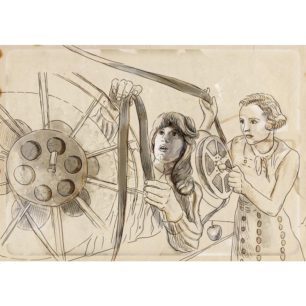 Pitaara Box Editing Room Peel & Stick Vinyl Wall Sticker-Laminated Wall Stickers-PBART19532850LAM_UN_L-Image Code 5002324 Vishnu Image Folio Pvt Ltd, IC 5002324, Pitaara Box, Laminated Wall Stickers, Movies, Digital Art, editing, room, peel, stick, vinyl, wall, sticker, hand, drawing, wall sticker for bedroom, large size wall decal, wall sticker for drawing room, living room wall sticker decal, artzfolio, decorative wall sticker decal, big size wall sticker, waterproof wall sticker for home, wall sticker fo