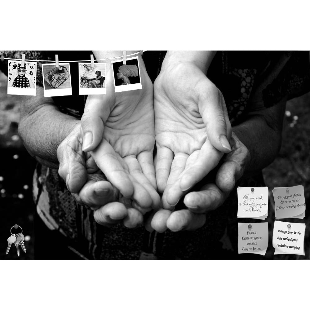 ArtzFolio Empty Old & Young Hands Printed Bulletin Board Notice Pin Board Soft Board | Frameless-Bulletin Boards Frameless-AZSAO19577209BLB_FL_L-Image Code 5002330 Vishnu Image Folio Pvt Ltd, IC 5002330, ArtzFolio, Bulletin Boards Frameless, Traditional, Photography, empty, old, young, hands, printed, bulletin, board, notice, pin, soft, frameless, black, white, pin up board, push pin board, extra large cork board, big pin board, notice board, small bulletin board, cork board, wall notice board, giant cork b