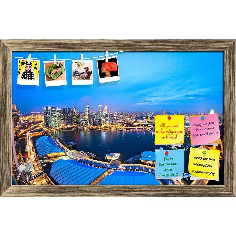 ArtzFolio Fish Eye View Of Singapore City Skyline At Sunset Printed Bulletin Board Notice Pin Board Soft Board | Framed-Bulletin Boards Framed-AZSAO19628987BLB_FR_L-Image Code 5002336 Vishnu Image Folio Pvt Ltd, IC 5002336, ArtzFolio, Bulletin Boards Framed, Landscapes, Places, Photography, fish, eye, view, of, singapore, city, skyline, at, sunset, printed, bulletin, board, notice, pin, soft, framed, fish-eye, night, flyer, marina, asia, modern, famous, bay, helix, crossroads, singaporean, national, theater