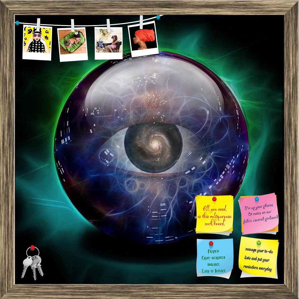 ArtzFolio Crystal Ball Printed Bulletin Board Notice Pin Board Soft Board | Framed-Bulletin Boards Framed-AZSAO19687895BLB_FR_L-Image Code 5002349 Vishnu Image Folio Pvt Ltd, IC 5002349, ArtzFolio, Bulletin Boards Framed, Abstract, Surrealism, Digital Art, crystal, ball, printed, bulletin, board, notice, pin, soft, framed, pin up board, push pin board, extra large cork board, big pin board, notice board, small bulletin board, cork board, wall notice board, giant cork board, bulletin board, office notice boa