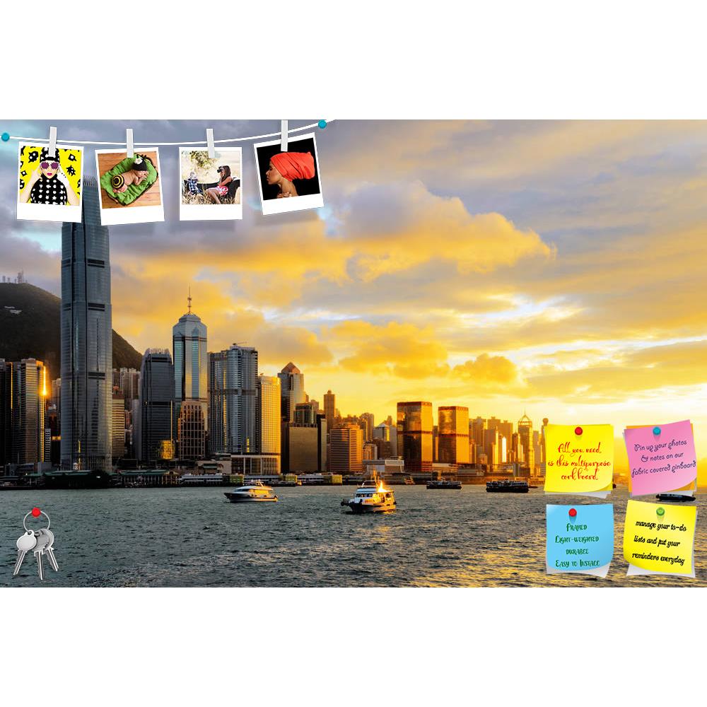 ArtzFolio Skyline Of Hong Kong D2 Printed Bulletin Board Notice Pin Board Soft Board | Frameless-Bulletin Boards Frameless-AZSAO19807201BLB_FL_L-Image Code 5002360 Vishnu Image Folio Pvt Ltd, IC 5002360, ArtzFolio, Bulletin Boards Frameless, Places, Photography, skyline, of, hong, kong, d2, printed, bulletin, board, notice, pin, soft, frameless, sunset, pin up board, push pin board, extra large cork board, big pin board, notice board, small bulletin board, cork board, wall notice board, giant cork board, bu