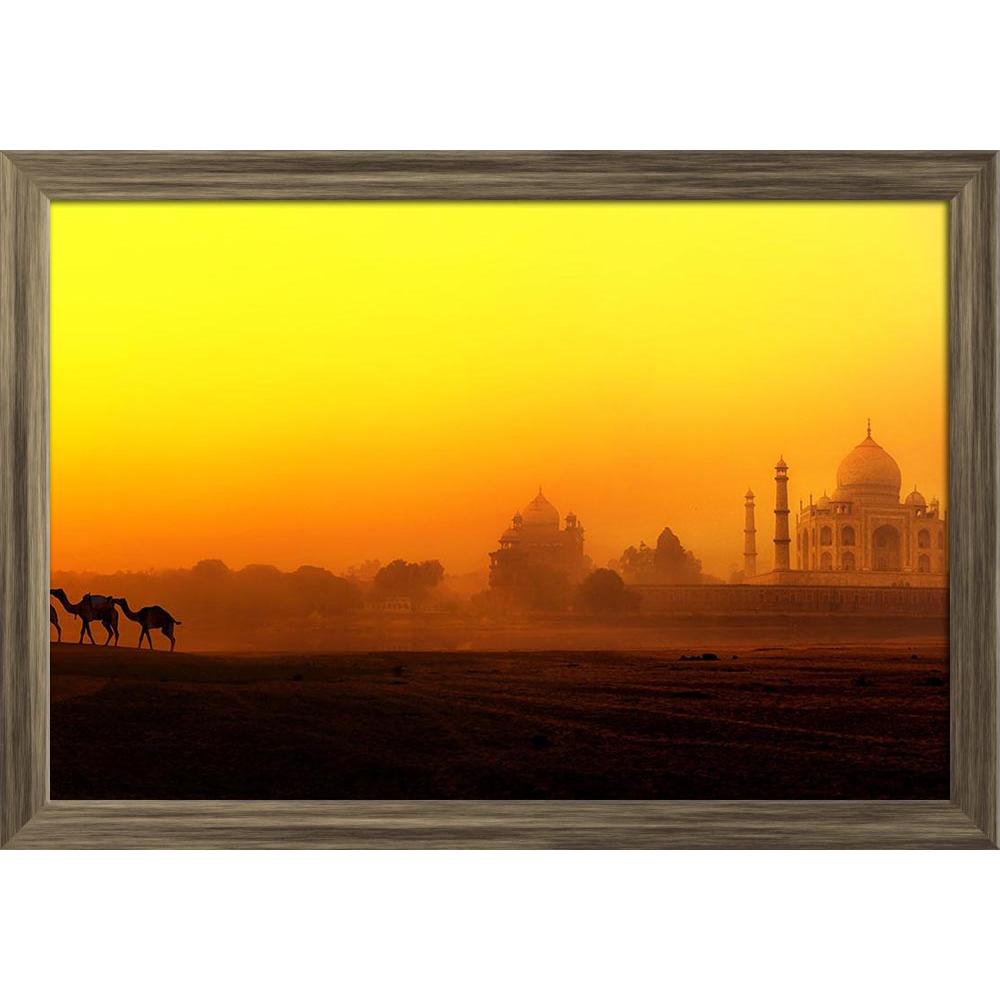 ArtzFolio Taj Mahal Sunset View In India Paper Poster Frame | Top Acrylic Glass-Paper Posters Framed-AZART19840408POS_FR_L-Image Code 5002362 Vishnu Image Folio Pvt Ltd, IC 5002362, ArtzFolio, Paper Posters Framed, Places, Religious, Photography, taj, mahal, sunset, view, in, india, paper, poster, frame, top, acrylic, glass, panoramic, landscape, camels, silhouettes, tajmahal, indian, palace, wall poster large size, wall poster for living room, poster for home decoration, paper poster, big size room poster,