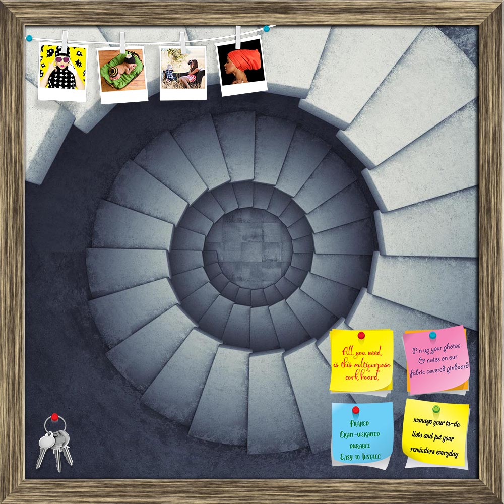 ArtzFolio Spiral Staircase Printed Bulletin Board Notice Pin Board Soft Board | Framed-Bulletin Boards Framed-AZSAO19867145BLB_FR_L-Image Code 5002370 Vishnu Image Folio Pvt Ltd, IC 5002370, ArtzFolio, Bulletin Boards Framed, Places, Photography, spiral, staircase, printed, bulletin, board, notice, pin, soft, framed, design, made, ​​of, concrete, pin up board, push pin board, extra large cork board, big pin board, notice board, small bulletin board, cork board, wall notice board, giant cork board, bulle